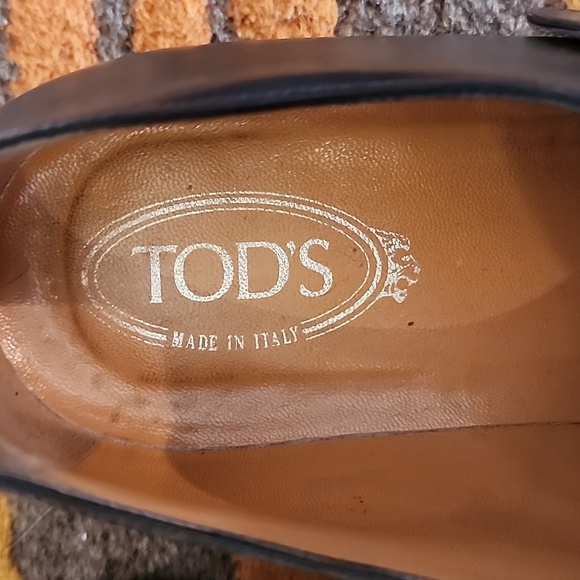 TOD'S Buckled Brogues Very Clean Size 10 Luxurious Italian Leather Fantastic - Picture 3 of 12